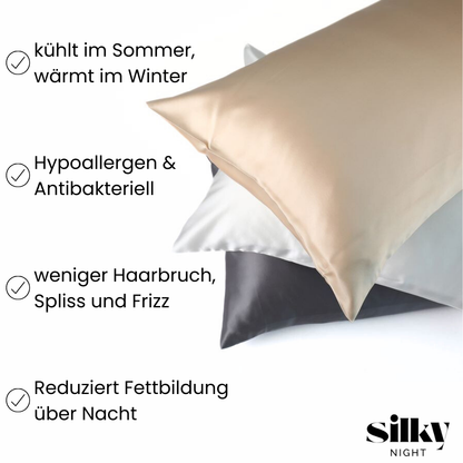 Schlafhaube Klassisch + Premium Seidenbezug