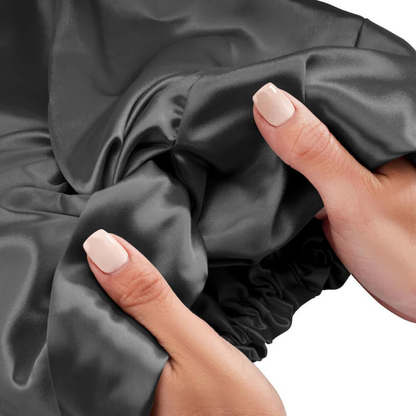 Deluxe Seiden Schlafhaube "Klassisch"