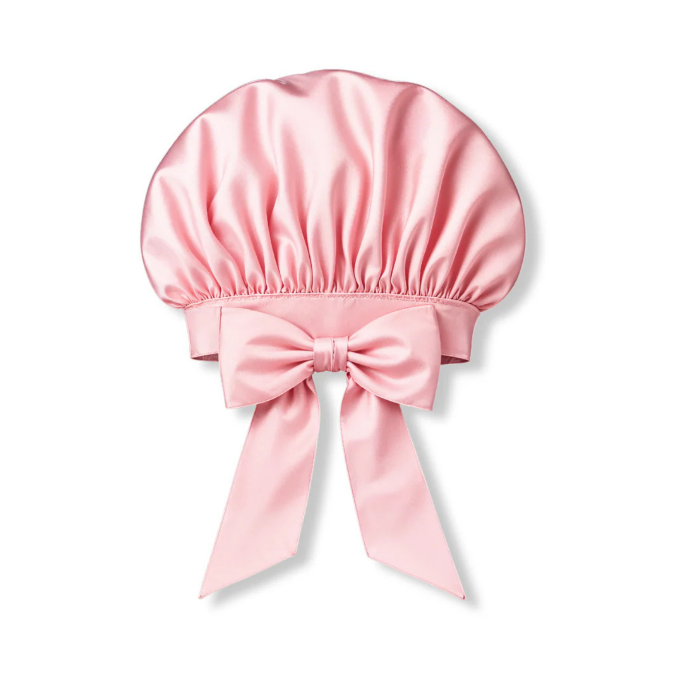 Doppellagige Seiden Schlafhaube "Schleife"