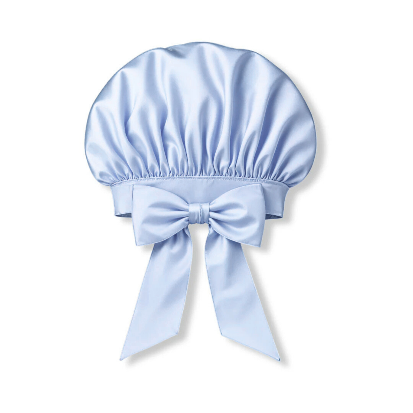 Doppellagige Seiden Schlafhaube "Schleife"