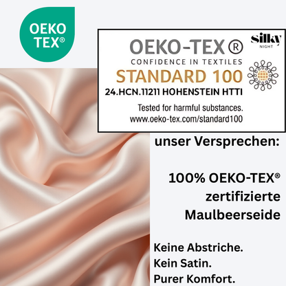 Deluxe Seiden Schlafhaube "Klassisch"