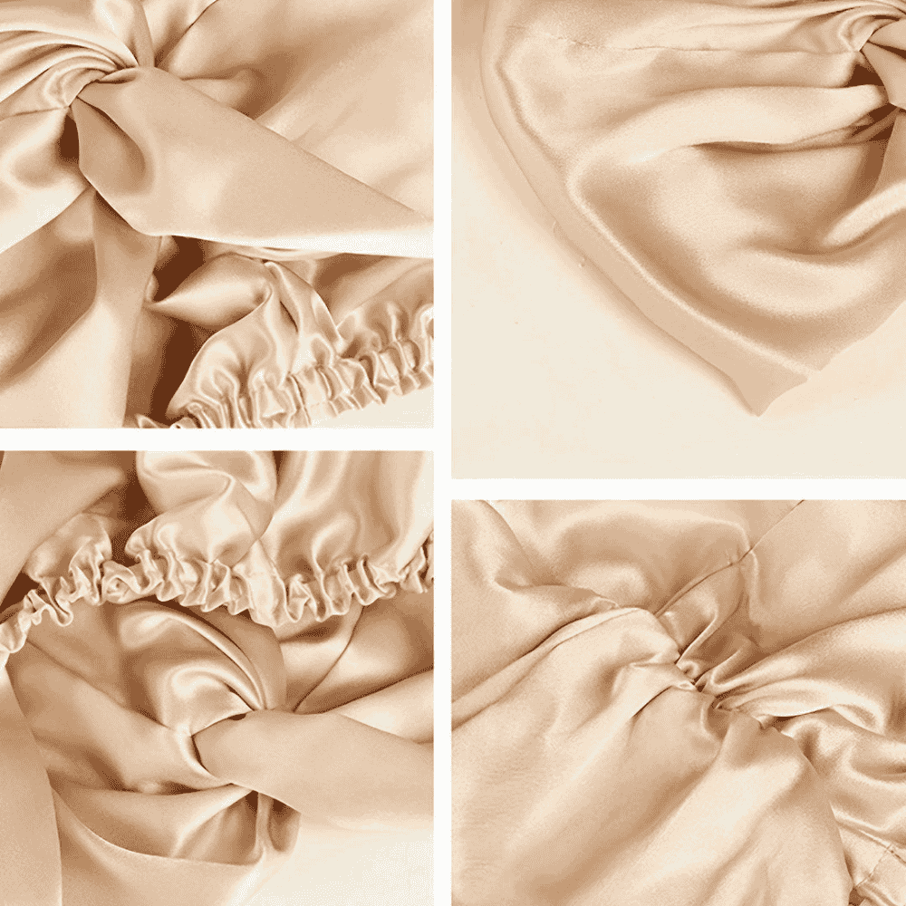 Deluxe Seiden Schlafhaube "Klassisch"