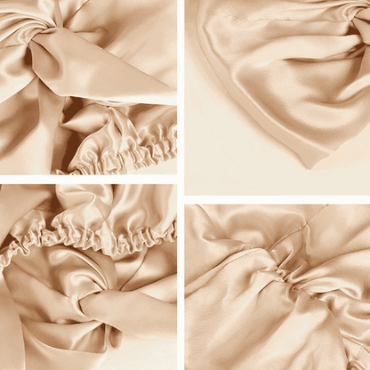 Deluxe Seiden Schlafhaube "Klassisch"